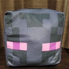 【新品タグ付き】マインクラフト　超BIGフェイスクッション　エン...