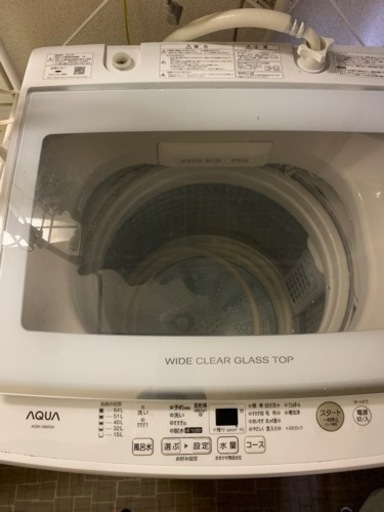洗濯機　AQUA 4月1日ごろ引き取り可能な方