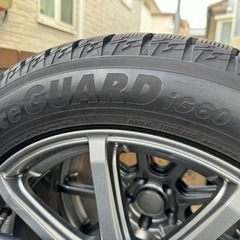 30系アルファード☆スタッドレスタイヤ＆アルミ4本セット(サイズ:18インチ)の画像