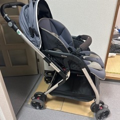 【説明書付き】グレー ベビーカー Aprica 説明書付き】グレー ベビーカー Aprica 説明書付き】グレー ベビーカー