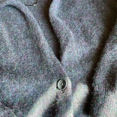 メランジウールフーデットニットコート ユニクロ（長袖）の画像