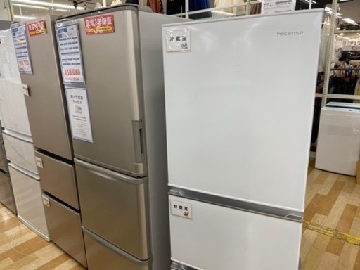 【トレファクラパーク岸和田】Hisense　3ドア冷蔵庫入荷致しました［６ヶ月保証付き］
