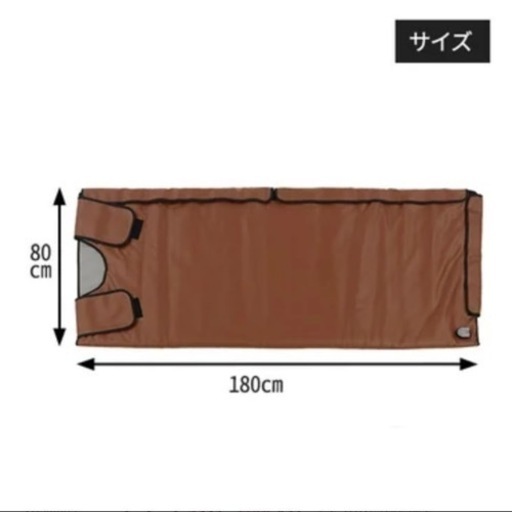 【美品】折りたたみ サウナマット FY-1051 ダークブラウン 長さ180cm×幅80cm