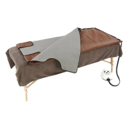 【美品】折りたたみ サウナマット FY-1051 ダークブラウン 長さ180cm×幅80cm