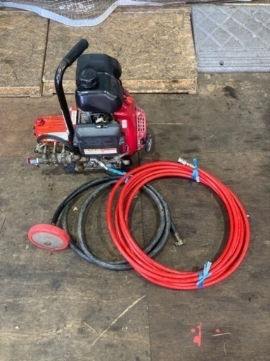 売約済み　マルヤマ　小型高圧洗車機　エンジンポンプ　汲み上げ式　中古品　洗車等に