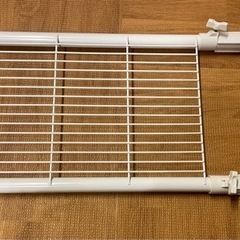 収納できる突っ張り棒の画像