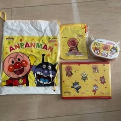 アンパンマン袋、巾着袋、お弁当箱、収納BOX★非売品、新品★
