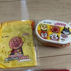 アンパンマン袋、巾着袋、お弁当箱、収納BOX★非売品、新品★の画像
