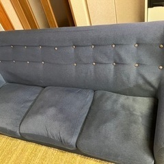 再掲載　難あり　三人掛けソファ　　　の画像