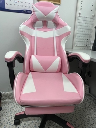 ゲーミングチェア　ピンク　美品