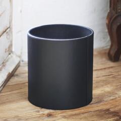 ゴミ箱 ブラック 高さ22×幅20.5×奥行20.5cmの画像