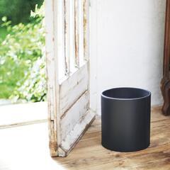 ゴミ箱 ブラック 高さ22×幅20.5×奥行20.5cmの画像