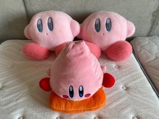 新品タグ付き　カービィぬいぐるみ　3つ