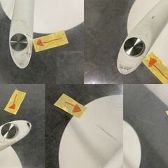Calligaris/カリガリス ガラスダイニングテーブル ACACIA/アカシア 中古家具 店頭引取歓迎 R8073の画像