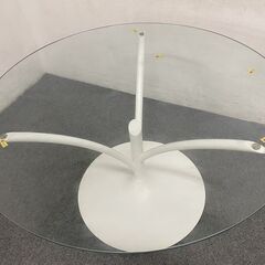 Calligaris/カリガリス ガラスダイニングテーブル ACACIA/アカシア 中古家具 店頭引取歓迎 R8073の画像