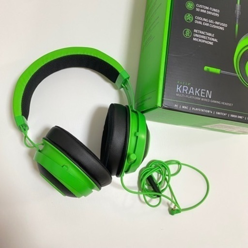 Razer KRAKEN 2019 グリーン ヘッドフォン ゲーミングヘッドセット