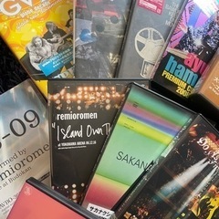 ライブDVDたくさんの画像