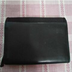値下げ　コムサデモード革製財布　ブラックの画像