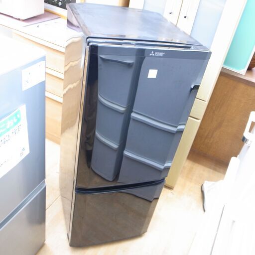 41/602 三菱 146L冷蔵庫 2016年製 MR-P15EZ-KK【モノ市場 知立店】