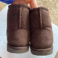 ムートンブーツ　ブーツ　ボアシューズ　冬靴　17cmの画像