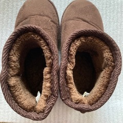 ムートンブーツ　ブーツ　ボアシューズ　冬靴　17cmの画像