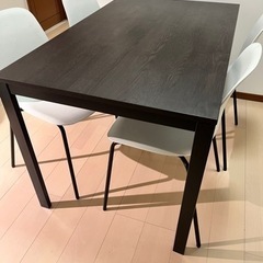 椅子4脚セット ダイニングチェア IKEA リードオース   の画像