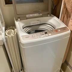 3/24の夜引き渡し、洗濯機の画像