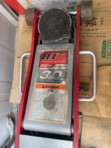 ARCAN ガレージジャッキ アルミスチールのハイブリッド型