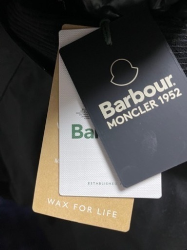 本物 新品 MONCLER モンクレール 日本サイズL相当 超人気ジーニアス1952 バブアーコラボ限定高級ジャケット・ダウンベスト付2枚組