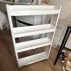 隙間収納家具キッチンワゴン4段　 