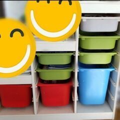 ◯IKEA収納棚カラーボックス