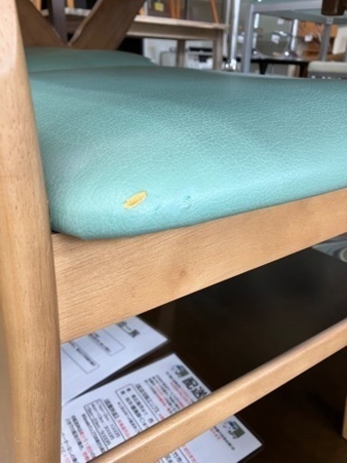 O2403-296 karimoku ダイニングテーブルセット RUSTIC 椅子4脚 キズ汚れ 椅子破れ有り