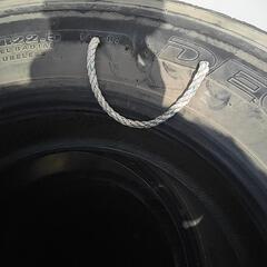 筋トレ　タイヤと、ロープの画像