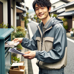 ポスティングのお仕事・未経験でも月給25万円スタート・原付バイク無料貸し出しの画像