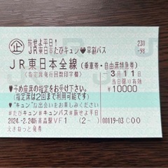 チケット 新幹線/鉄道切符