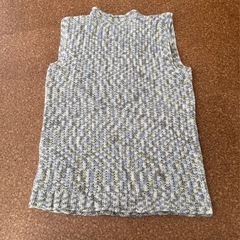 ハンドメイドによるウールのジレ/ベスト②の画像