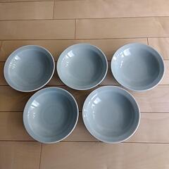 食器５枚　ブルー　中鉢　