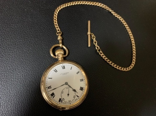 古い懐中時計　JW Benson London