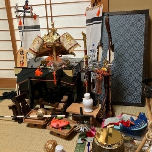 五月人形飾り徳川作五月武者段飾り