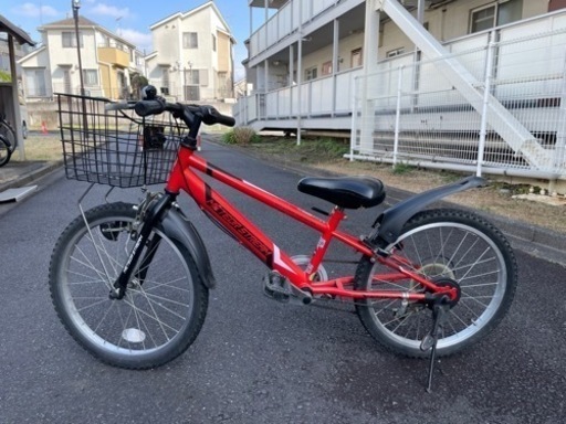 SHIMANOシマノギア付き子供用自転車20インチ