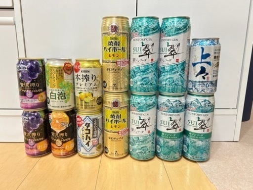 【お渡し決定】チューハイなど14本