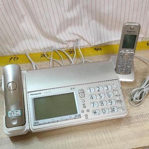 0308-102 パナソニック コードレスFAX 子機1台付 KX-PD603