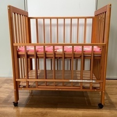 ベビーベッド【町田市再生家具】233083の画像