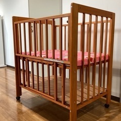 ベビーベッド【町田市再生家具】233083の画像