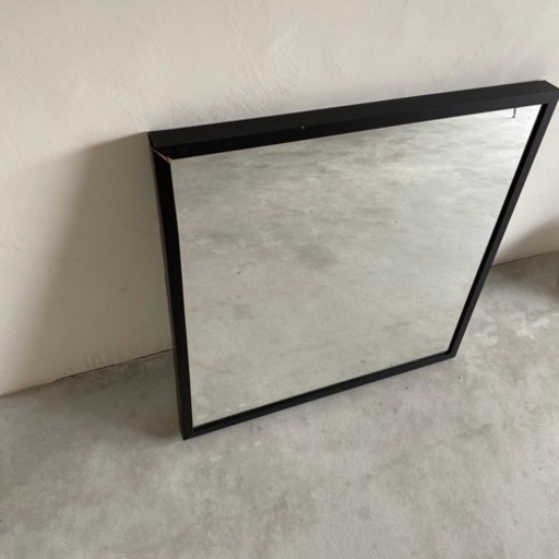 巨大鏡IKEA 70cm*70cm STAVE ビンテージイケア (QingMu) 久居の