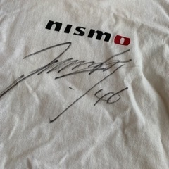日産 NISMO直筆サイン入りTシャツの画像