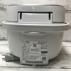 【炊飯器】2022年製 SHARP マイコンジャー炊飯器 KS-CF05C-Wの画像
