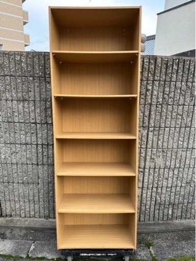 【成約済み】大型　本棚　収納棚　木製