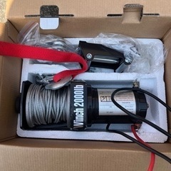 電動ウインチDC12V2000LBSの画像