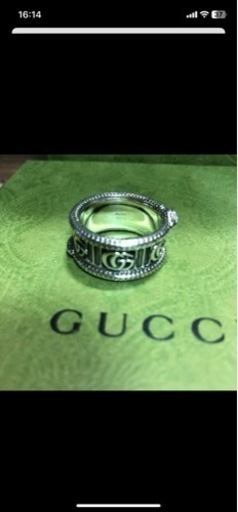 値引き中！！GUCCI グッチ　ダブルG シルバーリング　22号